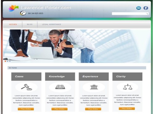 Thème affaires wordpress 4 Lawrence Porter